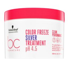 Schwarzkopf Professional BC Bonacure Color Freeze Silver Treatment pH 4.5 Clean Performance maska pro neutralizaci žlutých tónů 500 ml