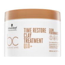 Schwarzkopf Professional BC Bonacure Time Restore Clay Treatment Q10+ posilující maska pro zralé vlasy 500 ml