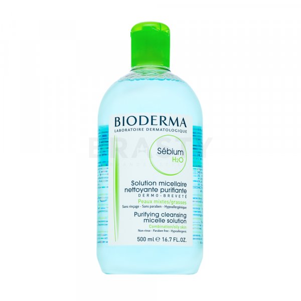 Bioderma Sébium H2O Purifying Cleansing Micelle Solution micelární roztok pro mastnou pleť 500 ml