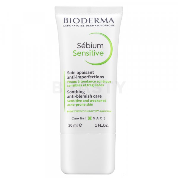 Bioderma Sébium Sensitive Soothing Anti-Blemish Care zklidňující emulze pro problematickou pleť 30 ml