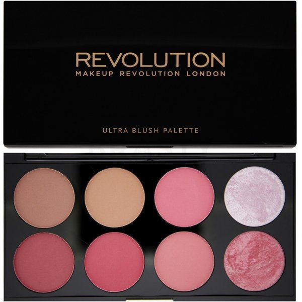 Makeup Revolution Ultra Blush Palette Sugar & Spice multifunkční paleta 13 g