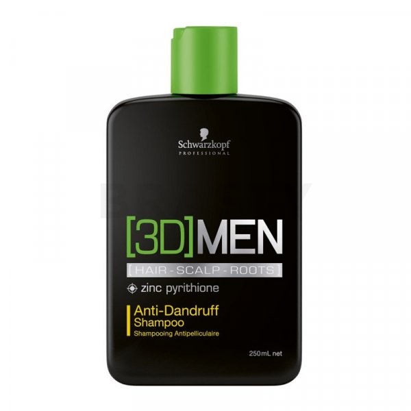 Schwarzkopf Professional 3DMEN Anti-Dandruff Shampoo šampon proti lupům 250 ml