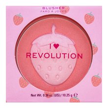 I Heart Revolution Fruity Blusher pudrová tvářenka Strawberry 9,5 g