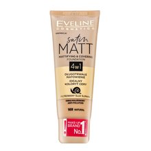 Eveline Satin Matt Mattifying & Covering Foundation 4in1 tekutý make-up s matujícím účinkem 103 Natural 30 ml
