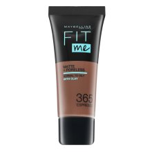 Maybelline Fit Me! Foundation Matte + Poreless 365 Espresso tekutý make-up s matujícím účinkem 30 ml
