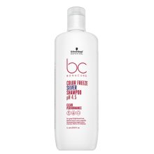 Schwarzkopf Professional BC Bonacure Color Freeze Silver Shampoo pH 4.5 Clean Performance tónovací šampon pro platinově blond a šedivé vlasy 1000 ml