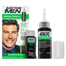 Just For Men Autostop Hair Colour barevný šampon pro muže H45 Dark Brown Black 35 g