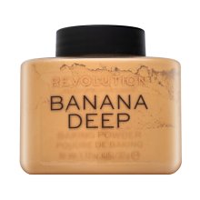 Makeup Revolution Baking Powder Banana Deep pudr pro sjednocenou a rozjasněnou pleť 32 g