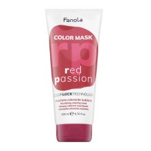 Fanola Color Mask vyživující maska s barevnými pigmenty pro oživení červených odstínů Red Passion 200 ml