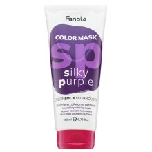 Fanola Color Mask vyživující maska s barevnými pigmenty pro oživení barvy Silky Purple 200 ml