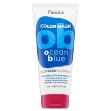 Fanola Color Mask vyživující maska s barevnými pigmenty pro oživení barvy Ocean Blue 200 ml