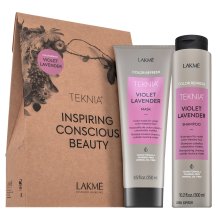 Lakmé Teknia Color Refresh Violet Lavender Pack šampon + maska pro vlasy s fialovými odstíny 300 ml + 250 ml