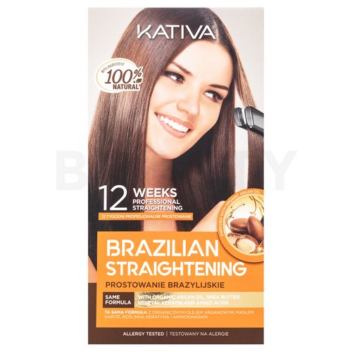 Kativa Brazilian Straightening Kit sada s keratinem pro narovnání vlasů 225 ml
