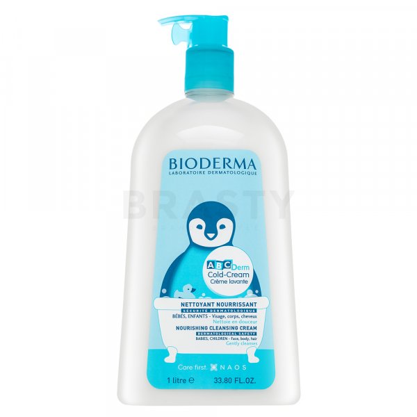 Bioderma ABCDerm Cold-Cream Crème Lavante výživný ochranný čistící krém pro děti 1000 ml