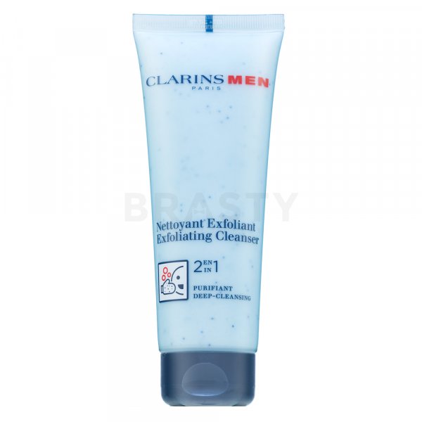 Clarins Men Exfoliating Cleanser čistící maska a peeling 2v1 125 ml