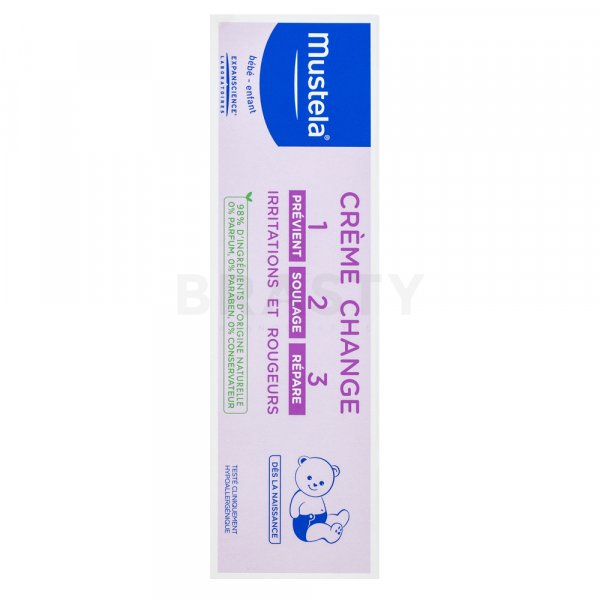 Mustela Bébé Change Cream 1 2 3 reparační krém proti opruzeninám pro děti 50 ml