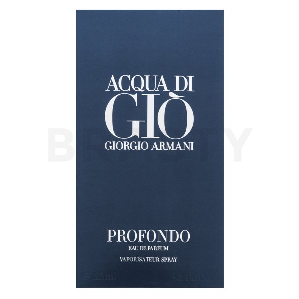 Armani (Giorgio Armani) Acqua di Gio Profondo parfémovaná voda pro muže 125 ml