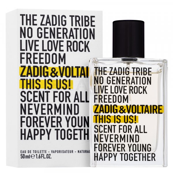 Zadig & Voltaire This is Us! toaletní voda unisex 50 ml