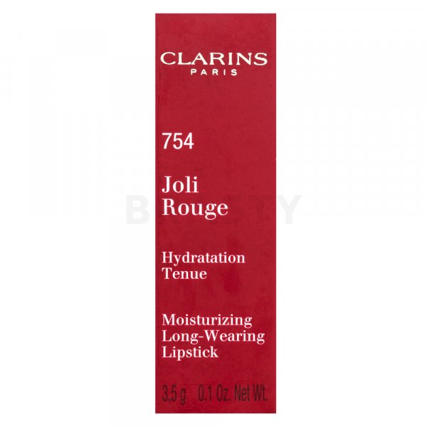 Clarins Joli Rouge dlouhotrvající rtěnka s hydratačním účinkem 754 Deep Red 3,5 g