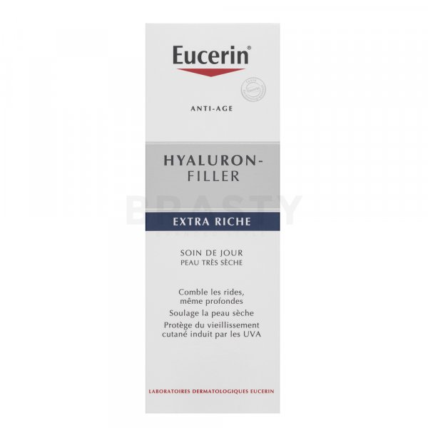 Eucerin Hyaluron-Filler Extra Rich Day Cream hydratační krém pro suchou pleť 50 ml