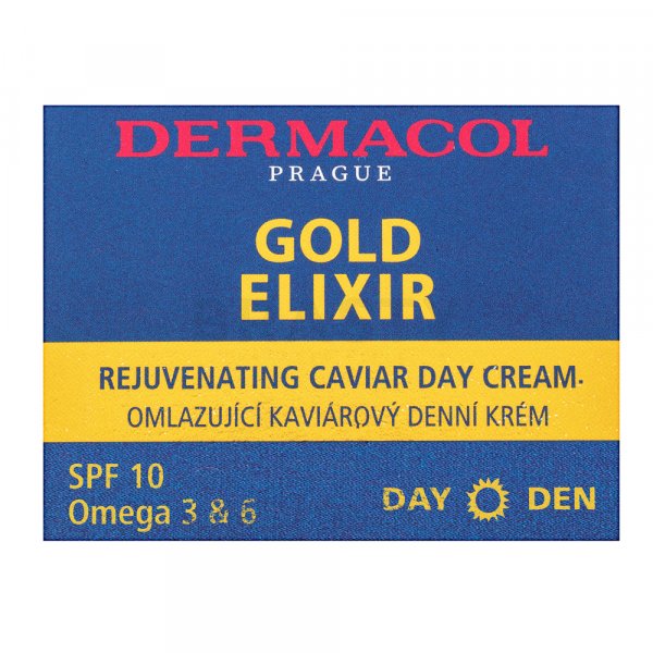 Dermacol Zen Gold Elixir Rejuvenating Caviar Day Cream omlazující pleťový krém proti vráskám 50 ml