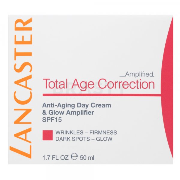 Lancaster Total Age Correction Amplified Anti-Aging Day Cream & Glow Amplifier SPF15 pleťový krém proti vráskám 50 ml