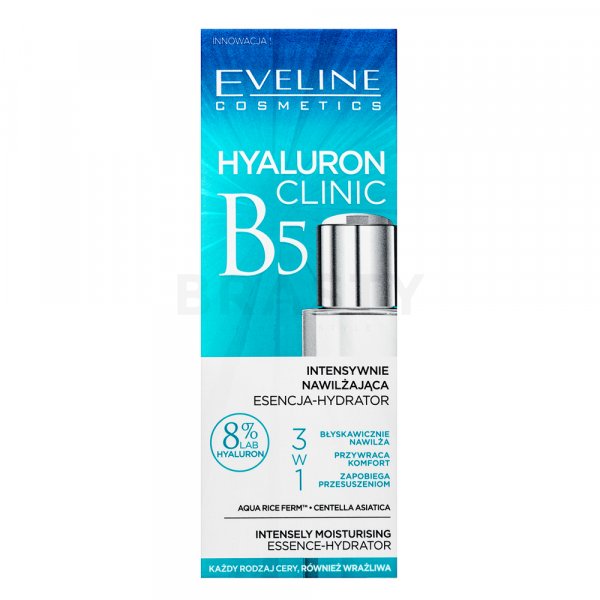 Eveline Hyaluron Clinic Intensely Moisturizing Essence-Hydrator emulze s hydratačním účinkem 110 ml
