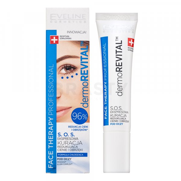 Eveline Face Therapy DermoRevital S.O.S. Express Treatment rozjasňující oční krém proti nedokonalostem pleti 15 ml