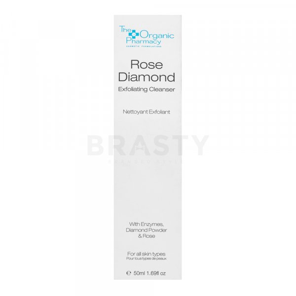The Organic Pharmacy New Rose Diamond Exfoliating Cleanse čistící balzám na obličej 50 ml