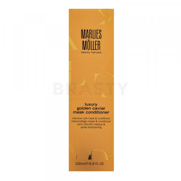 Marlies Möller Luxury Golden Caviar Mask Conditioner posilující kondicionér pro poškozené vlasy 200 ml