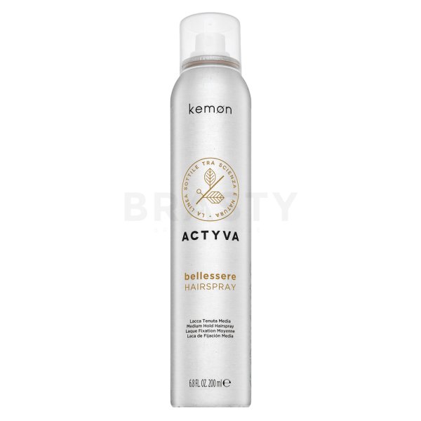 Kemon Actyva Bellessere Hairspray lak na vlasy pro střední fixaci 200 ml