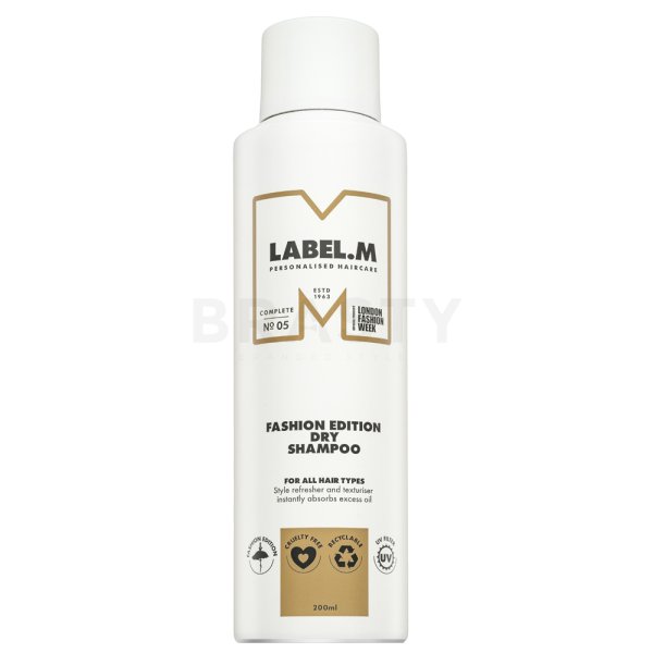 Label.M Fashion Edition Dry Shampoo suchý šampon pro všechny typy vlasů 200 ml