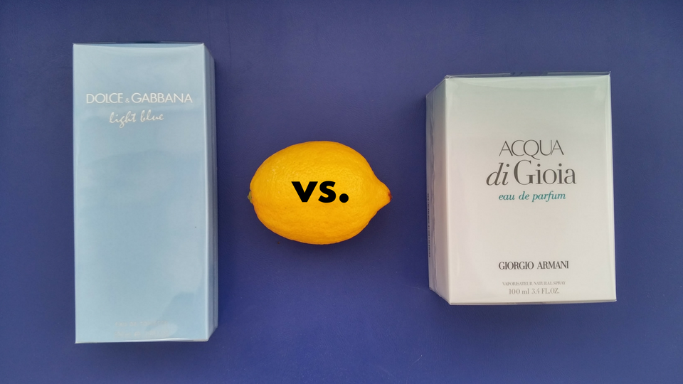 Souboj parfémů: Light Blue vs. Acqua di Gioia